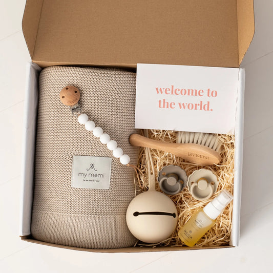 Färdig presentbox Babybox - Desert sand BYMINI