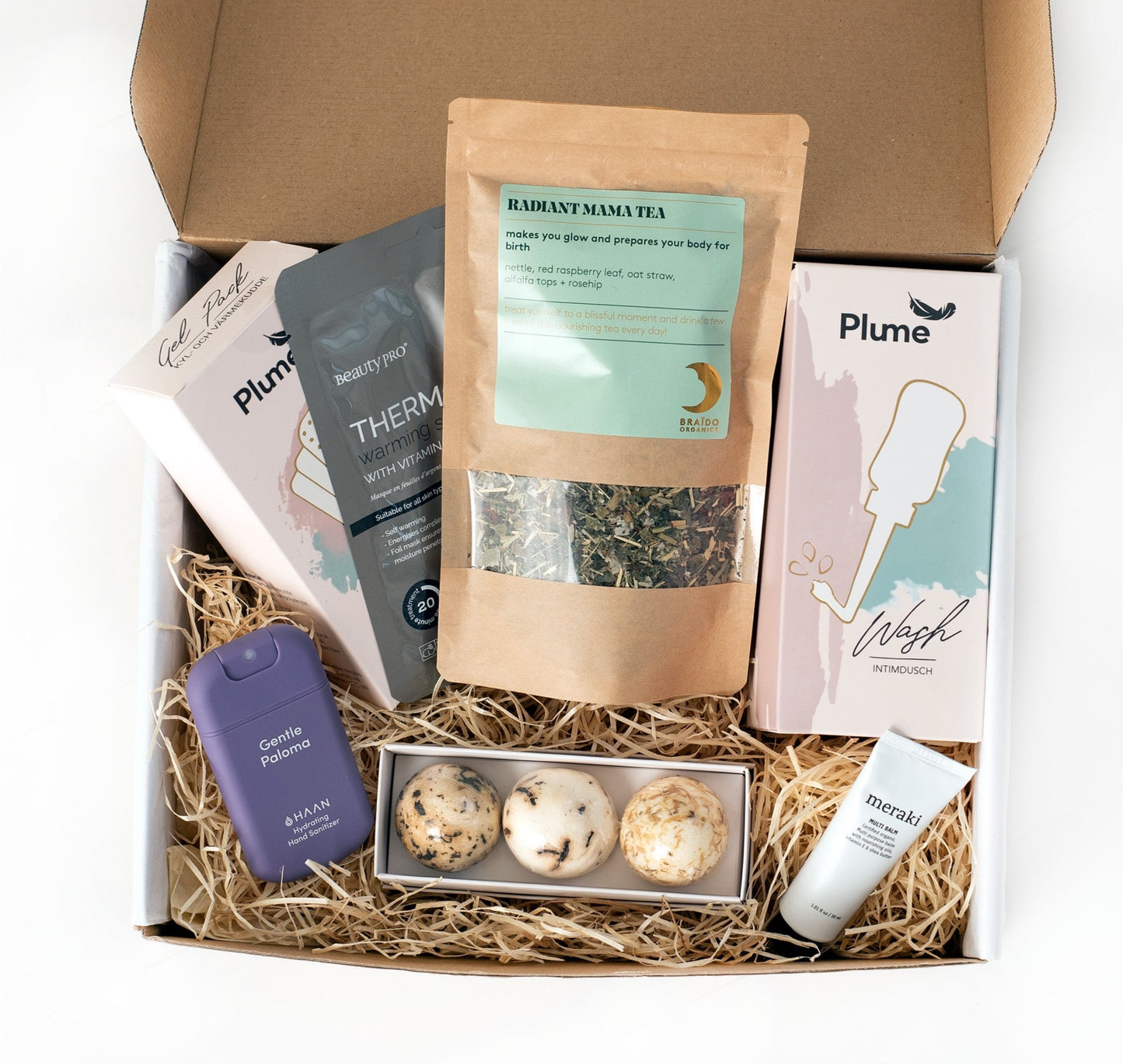 Fardig presentbox till Nyblivna mamma boxen BYMINI